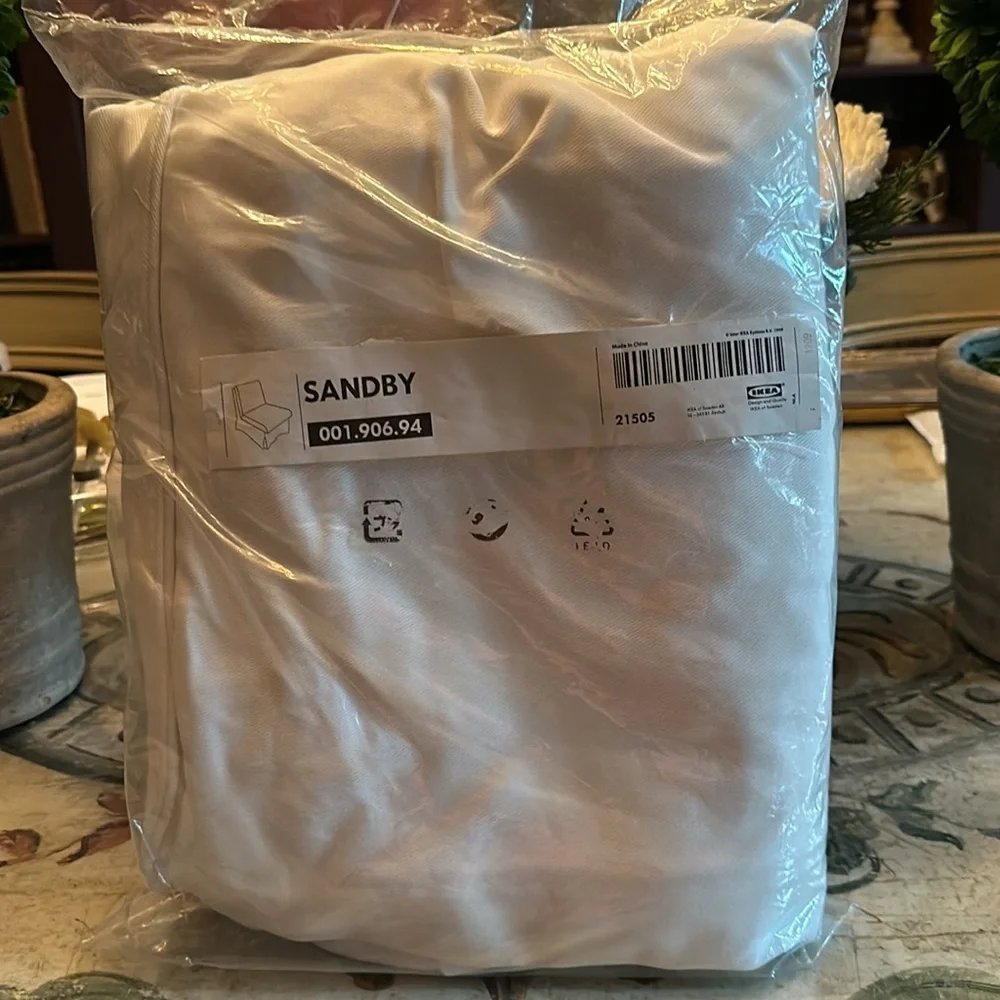 COPY - IKEA, Sandby Chair Slipcover. NWT. Beige